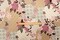 Beige-Ivory-Multi Cotton Floral Printed Lawn Woven Fabric By the Yard